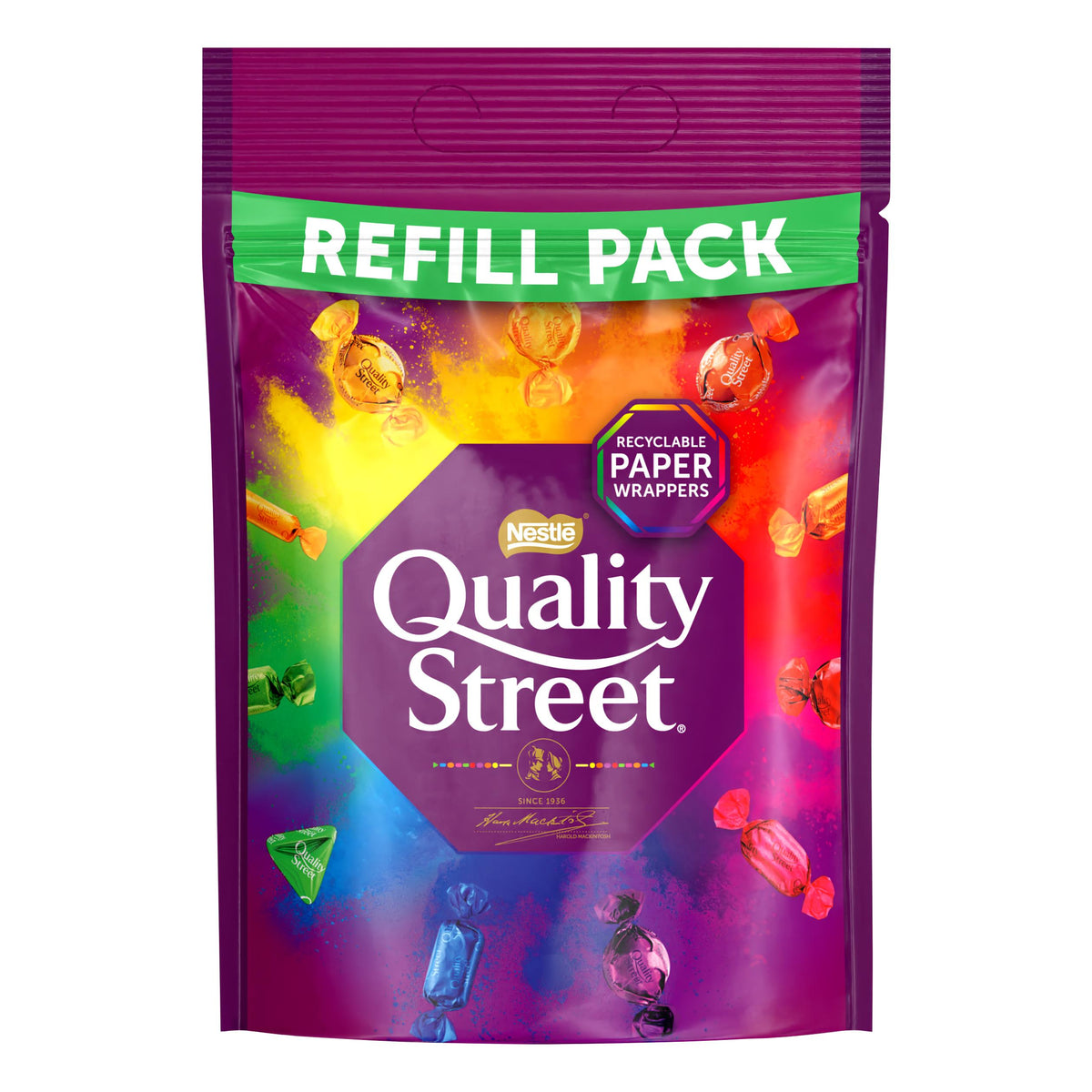 Nestlé Quality Street Chocolate Bag 685G – UK Christmas confectionery sharing pack