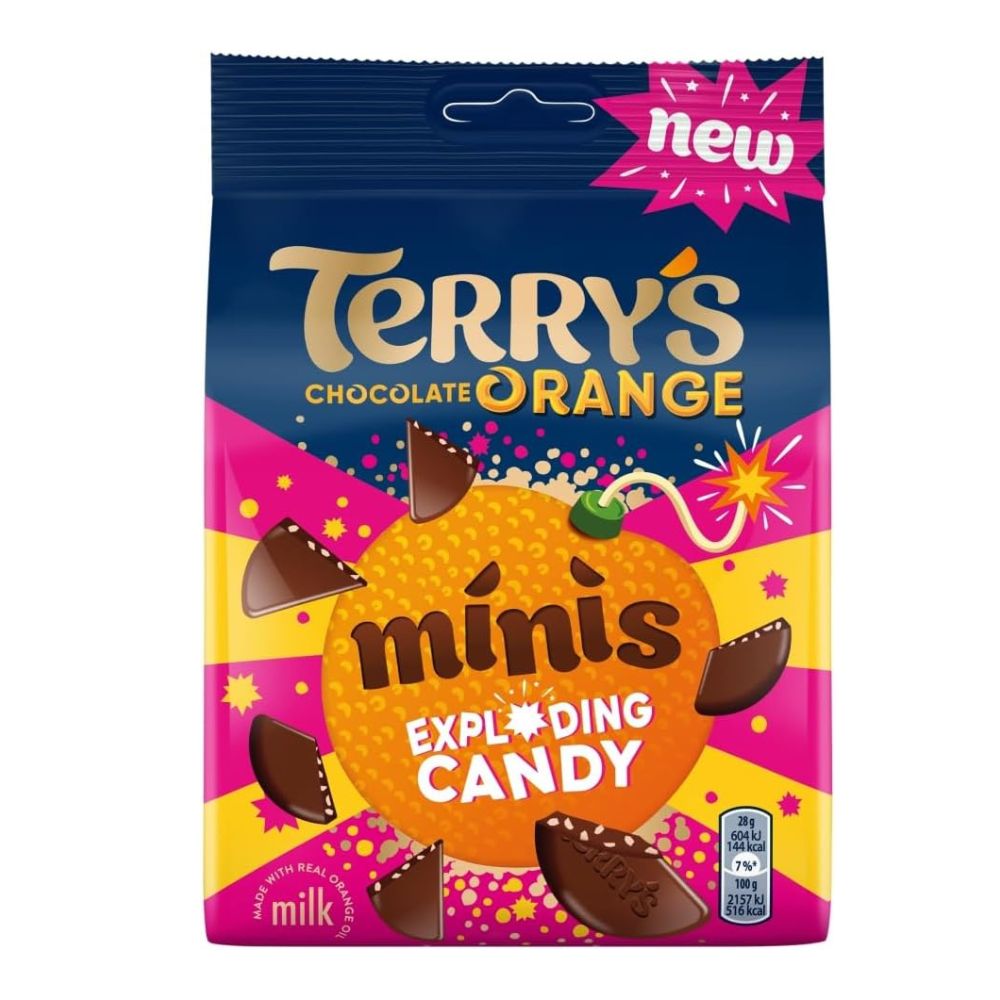 Terry's mini chocolates with exploding candy, 105g