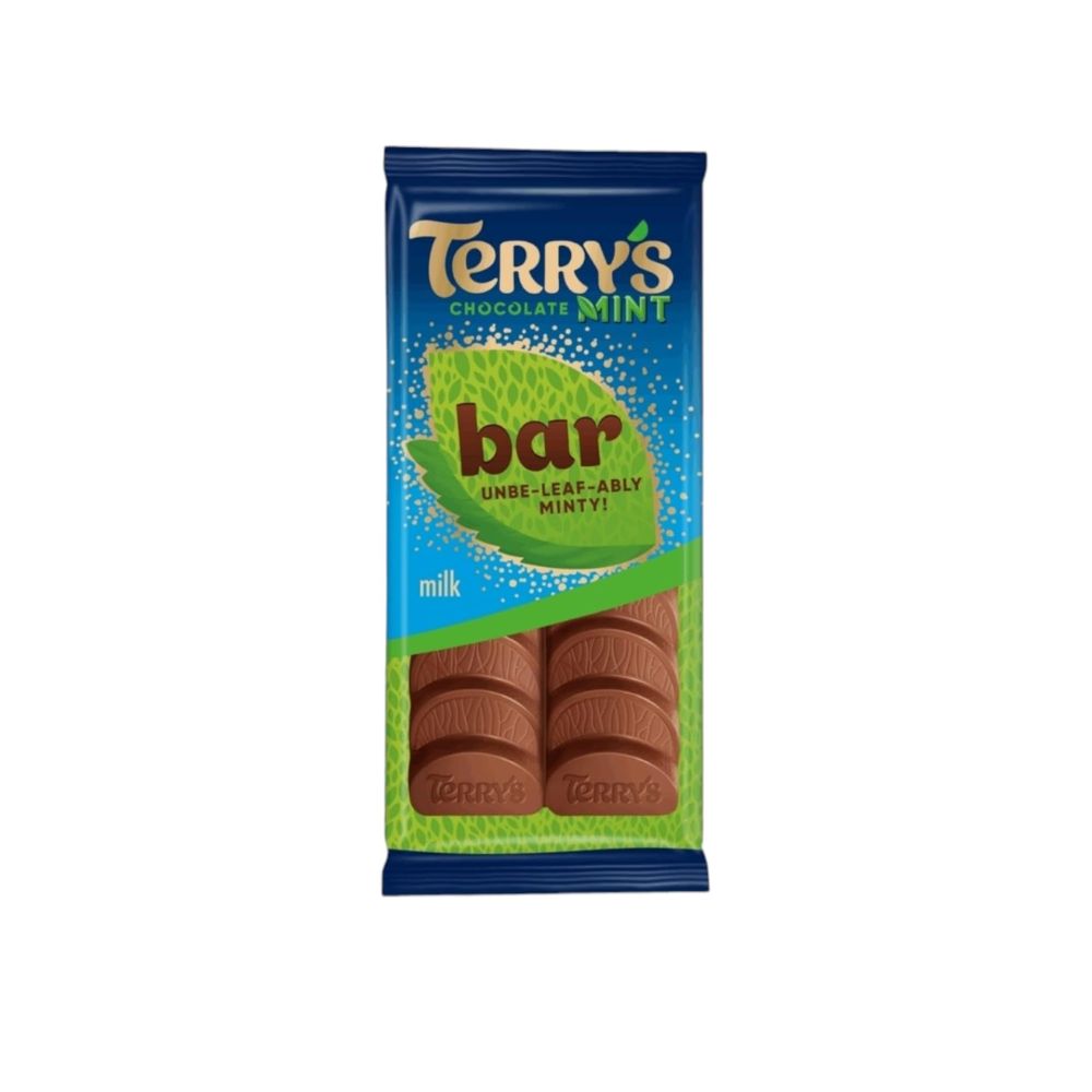 Terry's mint milk chocolate sharing bar, 90g