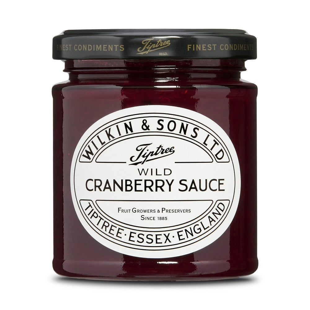 Tiptree Wild Cranberry Sauce 210g British Christmas condiment jar