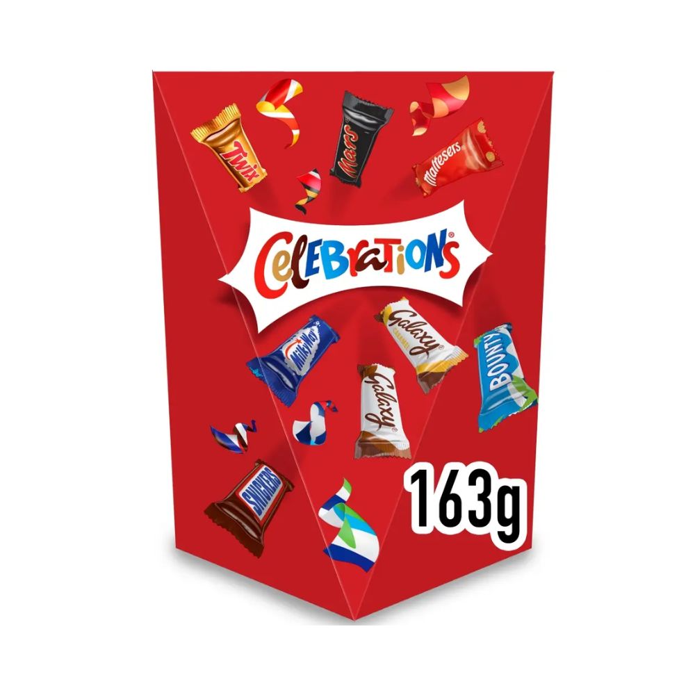 Celebrations Milk Chocolate Gift Box 163g assorted mini chocolates