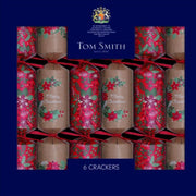 Tom Smith Cracker 6X14" - Evergreen Haven Premium – festive British Christmas cracker set