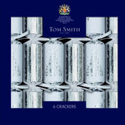 Tom Smith Cracker 6X14" - Silver Premium – festive British Christmas cracker set