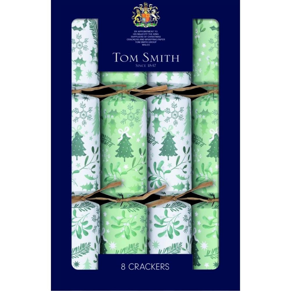 Tom Smith Cracker 8X12.5" - Mistletoe Mix Family – festive British Christmas cracker set