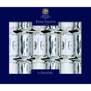 Tom Smith Cracker 6X8" - Silver Luxury Tree – festive British Christmas cracker set