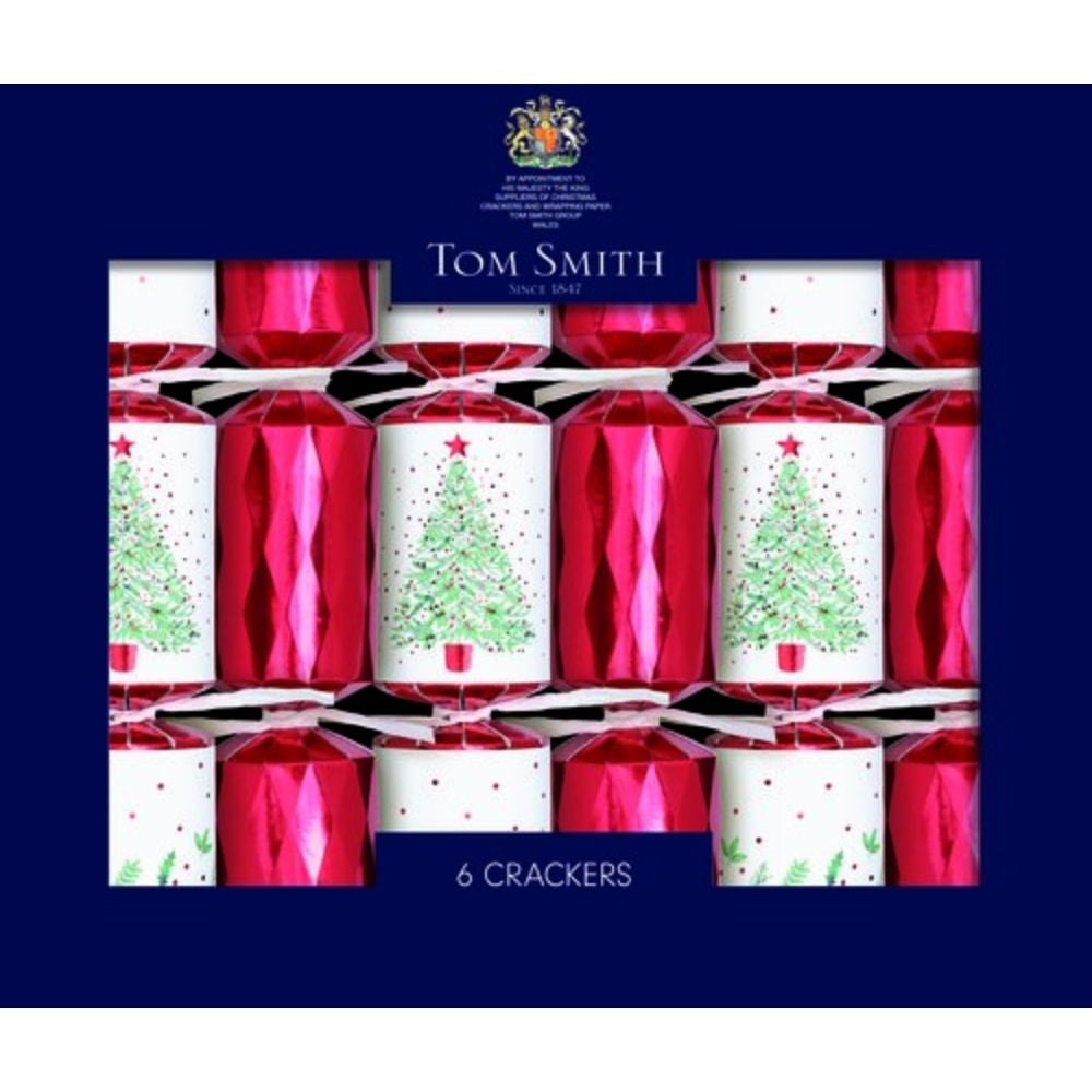 Tom Smith Cracker 6X8" - Traditional Luxury Tree – festive British Christmas cracker set
