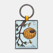 Yoshi Bee Hive Leather Keyring