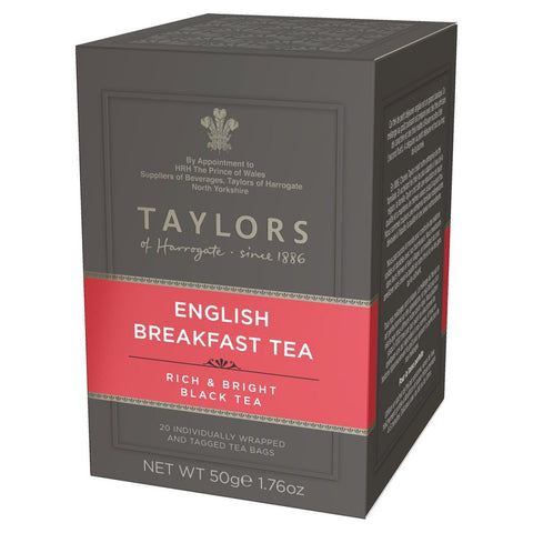 Taylors of Harrogate English Breakfast Black Tea - 20 Teabags