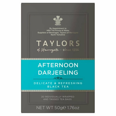 Taylors of Harrogate Afternoon Darjeeling Black Tea - 20 Teabags