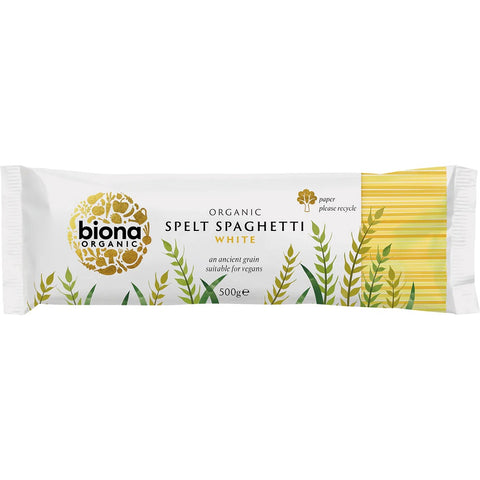 Biona Organic Spelt Spaghetti - White Pasta - 500g