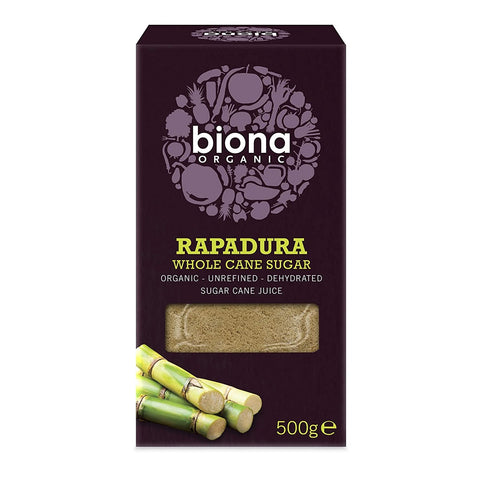 Biona Organic Rapadura Whole Cane Sugar 500g
