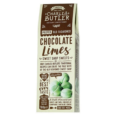 Charles Butler Chocolate Limes Sweets 190G