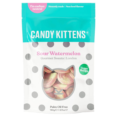 Candy Kittens Sour Watermelon Gourmet Sweets Bag 140g