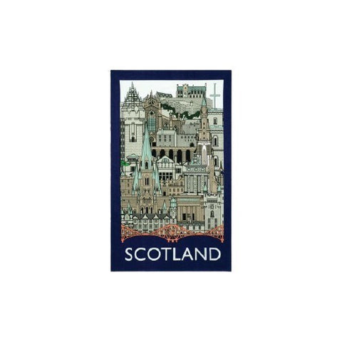 Elgate Scotland Landmark Tea Towel