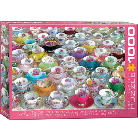Eurographics Tea Cup Collection from The Vintage Table 1000-Piece Puzzle