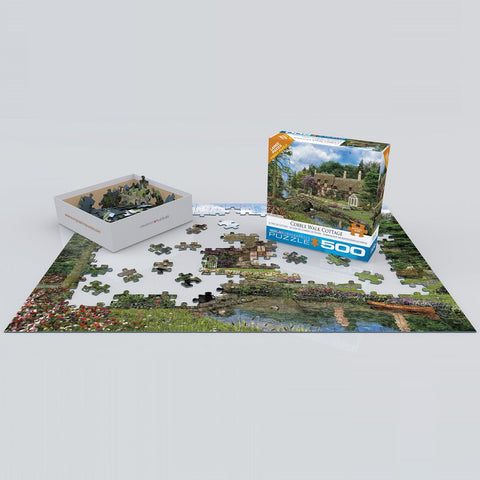 Eurographics Cobble Walk Cottage by Dominic Davison 500-Piece Puzzle
