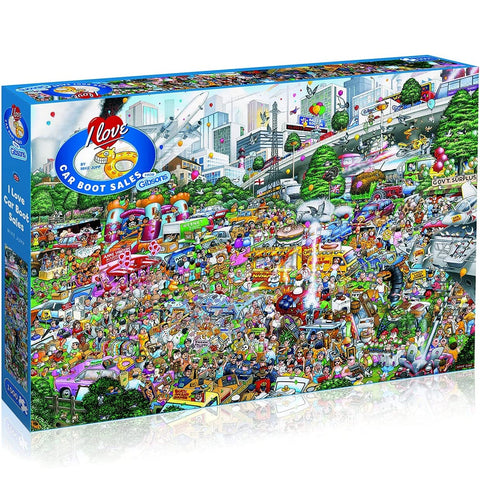 Gibsons I Love Car Boot Sales Jigsaw Puzzle (1000 Piece)