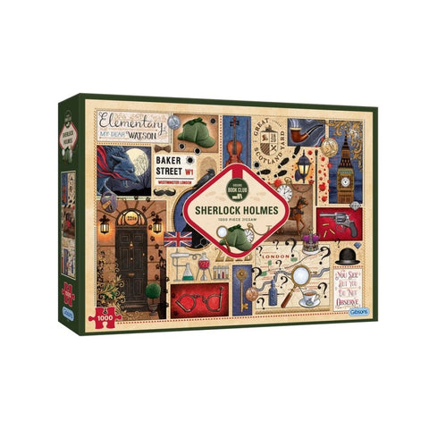 Gibsons Sherlock Holmes - Book Club 1000 Piece Jigsaw Puzzle