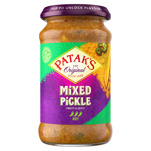 Pataks Hot Mixed Pickle 283g Jar