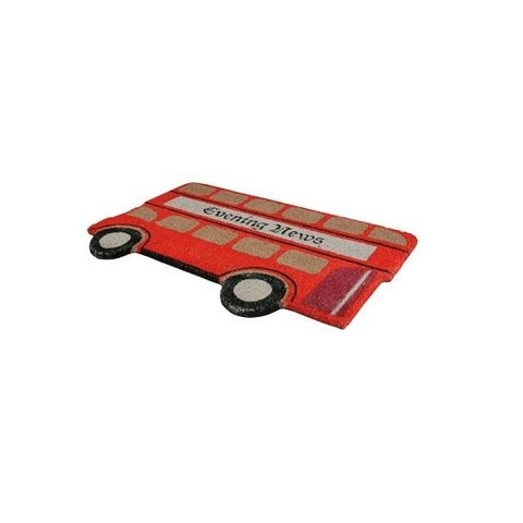 Jvl London Bus Coir Mat (Red)