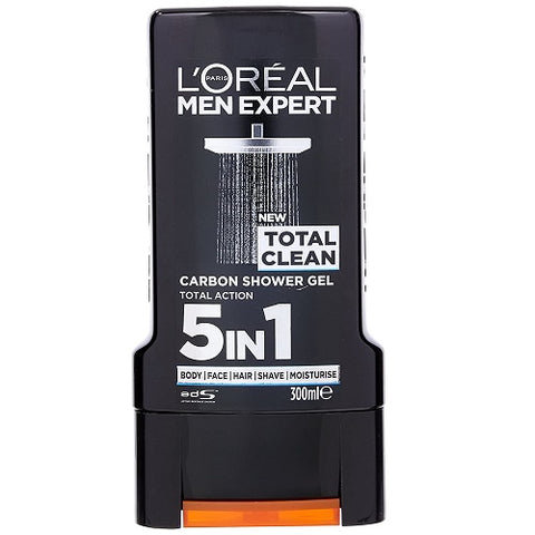 L'Oreal Paris Men Expert Total Clean Carbon Shower Gel 300ml