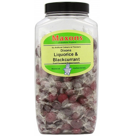 Maxons Liquorice & Blackcurrant Boiled Sweets 2.27 kg