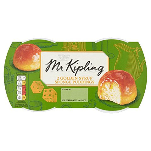 Mr. Kipling Golden Syrup Sponge Pudding, 2 x 95g