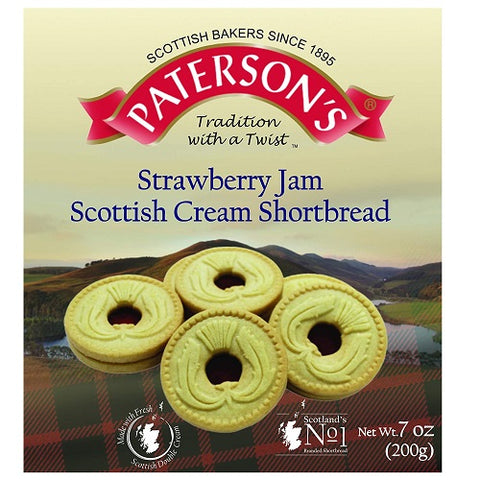 Paterson's Strawberry Jam Shortbread Rounds 200g