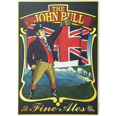 Pub Paraphernalia Laminated Pub Sign The John Bull Cork-backed Poster Size 30x20cm
