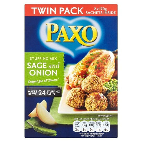 Paxo Sage & Onion Stuffing - 340g