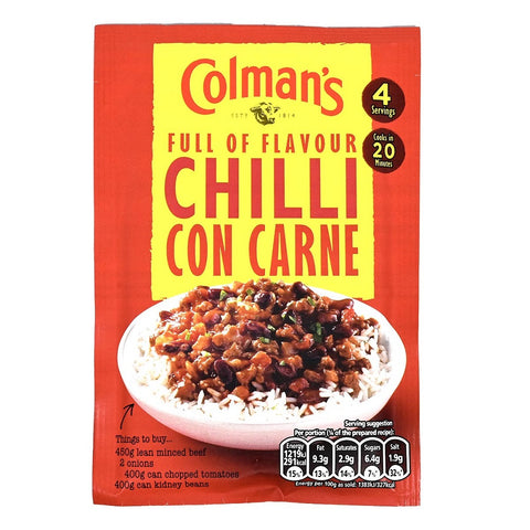 Colman's Chilli Con Carne Recipe Mix 50G