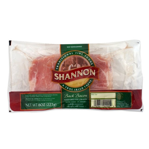 Shannon Traditional Irish Back Bacon 8oz