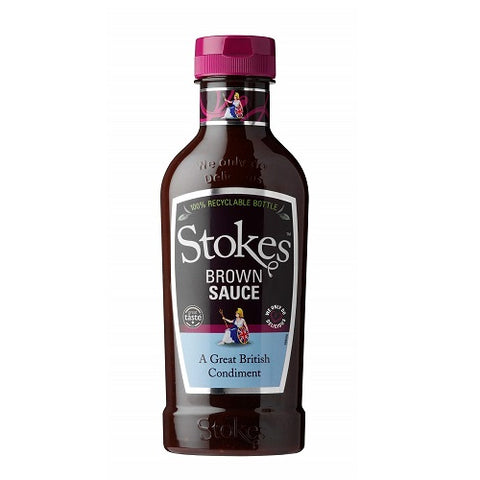 Stokes Real Brown Sauce Squeezy 505g