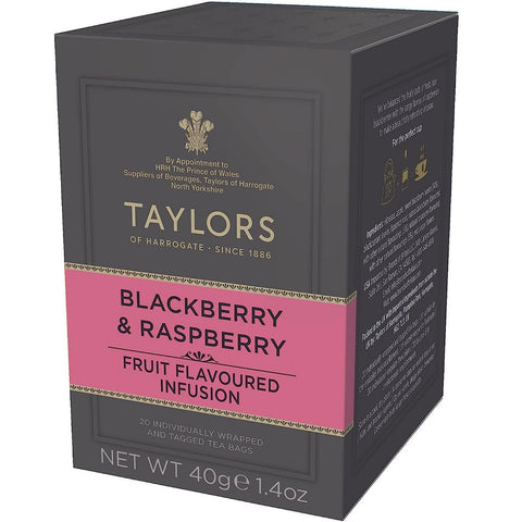 Taylors of Harrogate Blackberry & Raspberry Infusion Tea, 20 Teabags