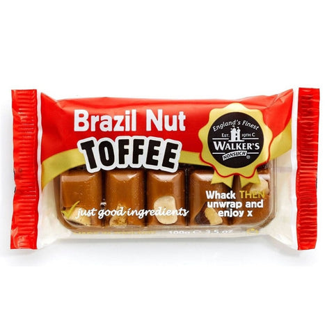 Walkers Nonsuch Brazil Nut Toffee 100g