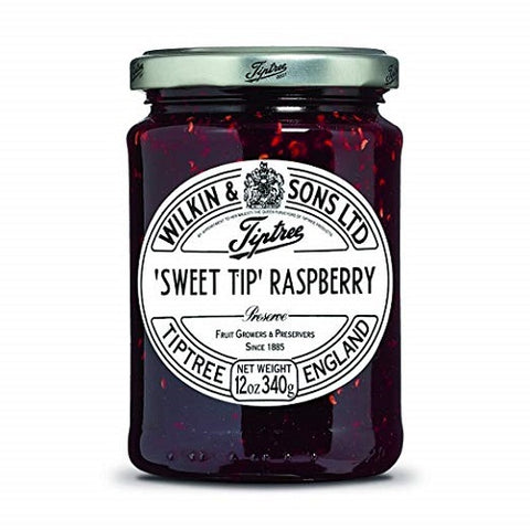 Tiptree Sweet Tip Raspberry Preserve, 12 Ounce