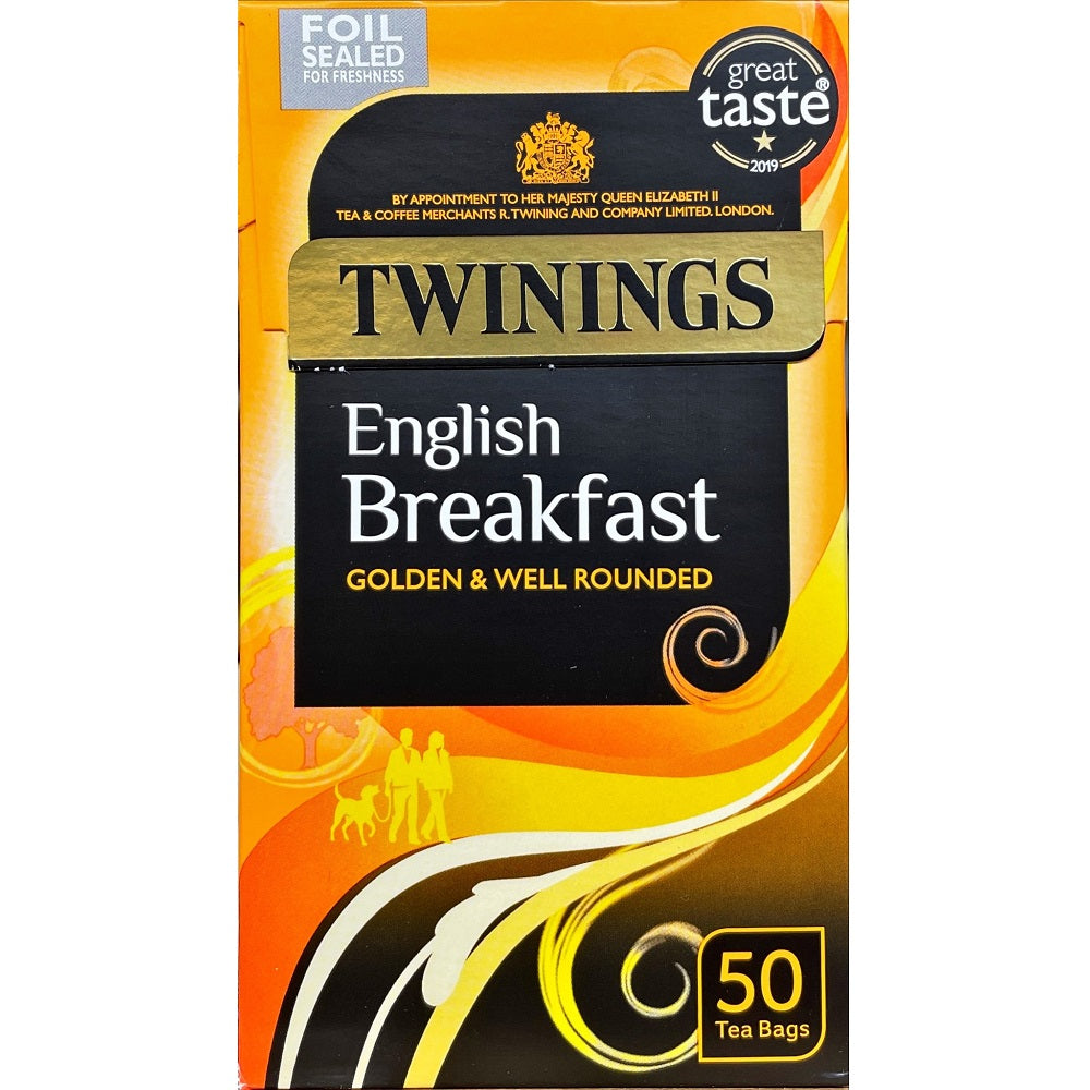 Twinings English Breakfast Tea Bags - 50's– British Food Supplies