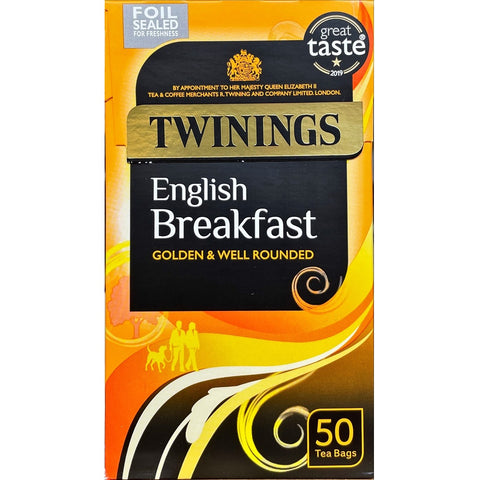 Twinings English Breakfast Tea Bags - 50's