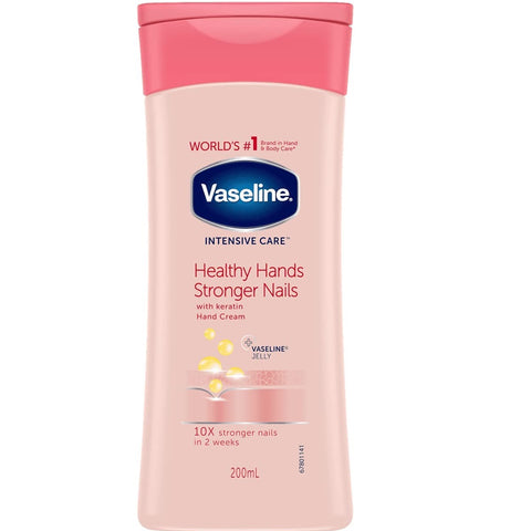Vaseline Intensive Care Healthy Hand and Stronger Nails Hand Cream, 200 ml