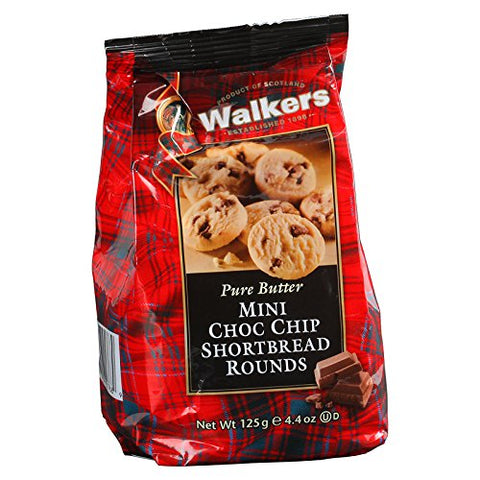 Walkers Shortbread Mini Choco Chip Round Cookies - 125 g