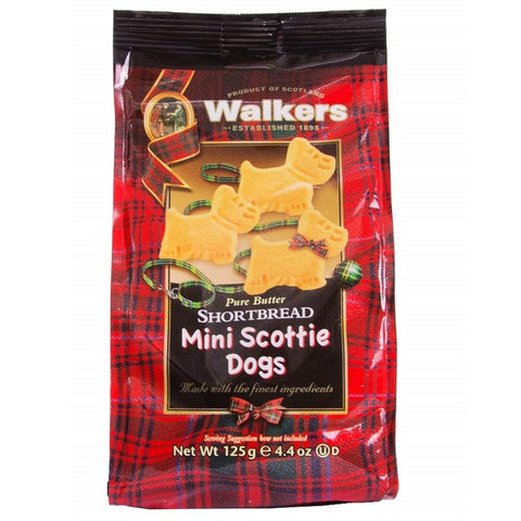 Walkers Shortbread Mini Scottie Dog Cookies - 4.4 Oz