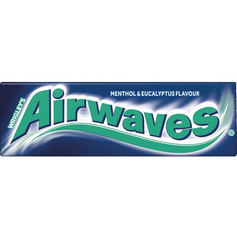 Wrigley's Airwaves Menthol & Eucalyptus flavour Sugar Free Chewing Gum (10 Pieces)